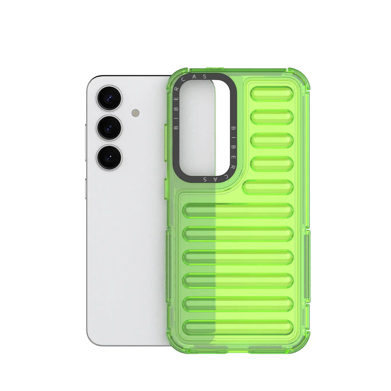 nPlusOne - Bumper Track Back Cover for Samsung Galaxy S25 5G - 6.2 Inches