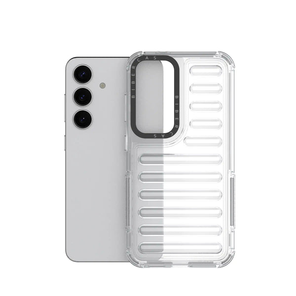 nPlusOne - Bumper Track Back Cover for Samsung Galaxy S25 5G - 6.2 Inches