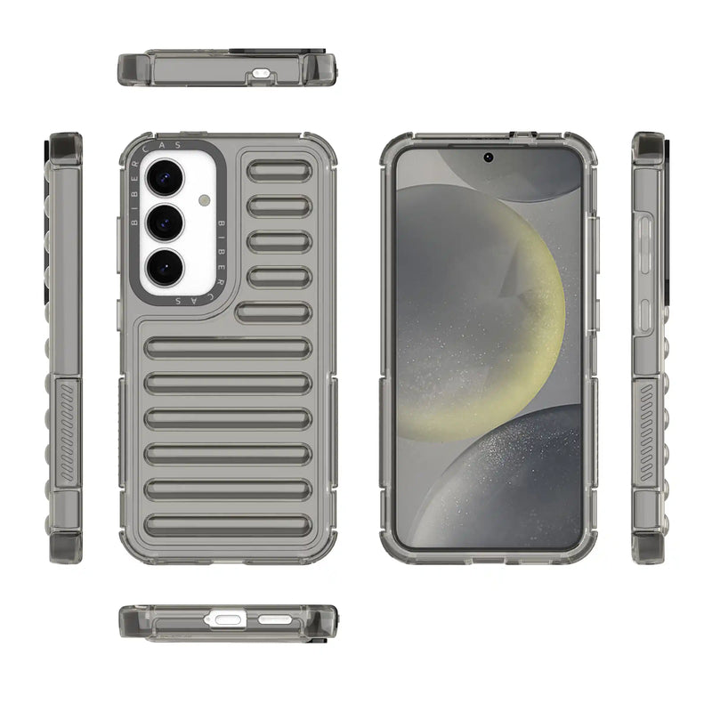 nPlusOne - Bumper Track Back Cover for Samsung Galaxy S25 5G - 6.2 Inches
