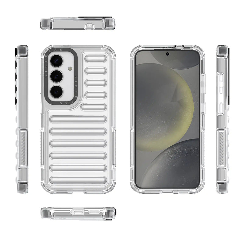 nPlusOne - Bumper Track Back Cover for Samsung Galaxy S25 5G - 6.2 Inches