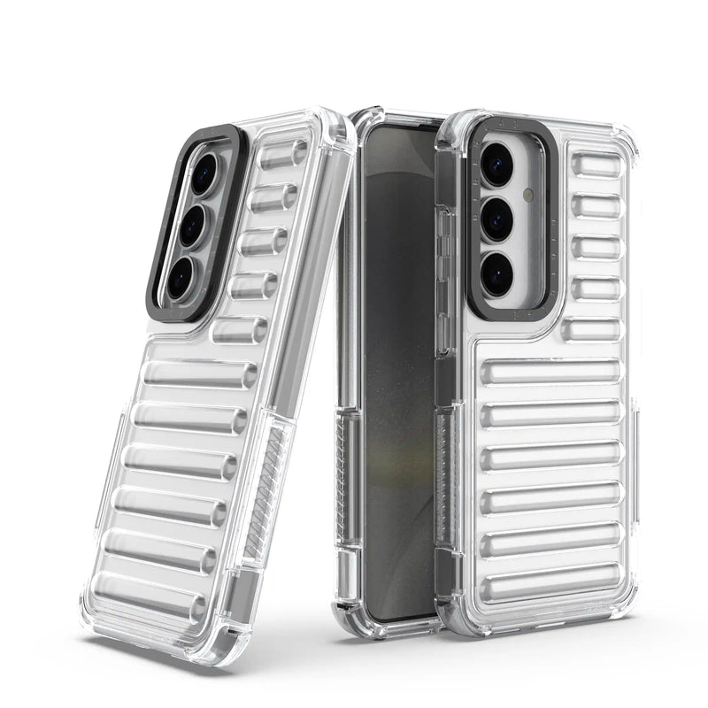 nPlusOne - Bumper Track Back Cover for Samsung Galaxy S25 5G - 6.2 Inches