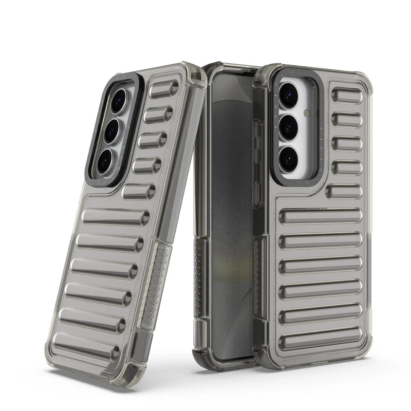 nPlusOne - Bumper Track Back Cover for Samsung Galaxy S25 5G - 6.2 Inches