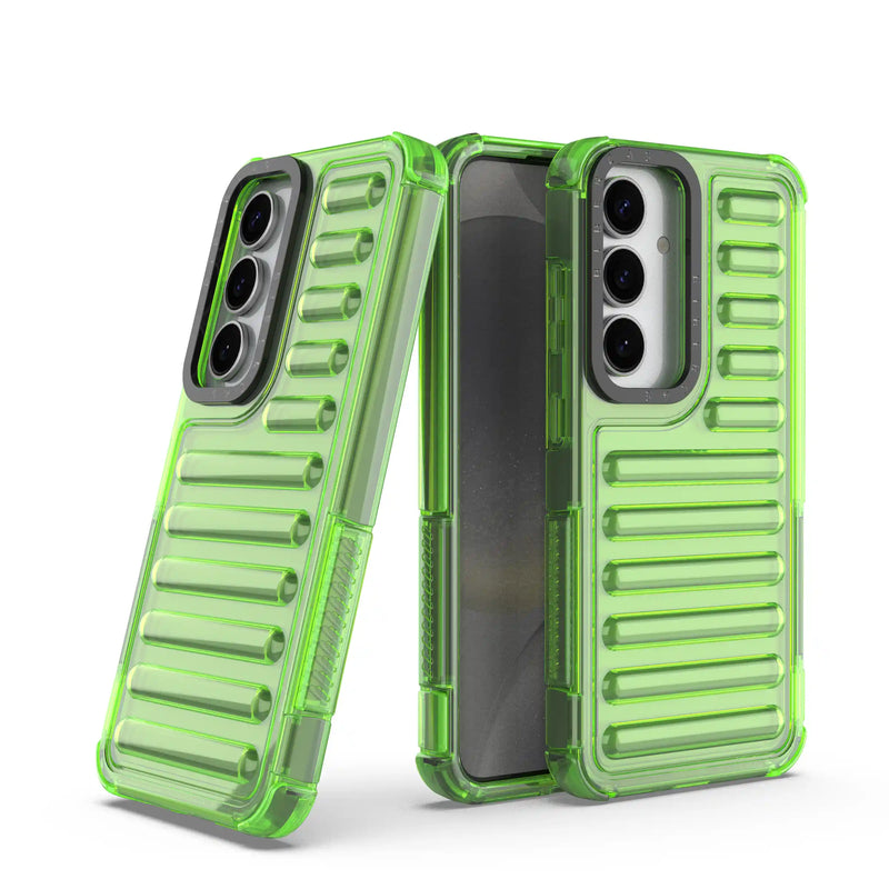 nPlusOne - Bumper Track Back Cover for Samsung Galaxy S25 5G - 6.2 Inches
