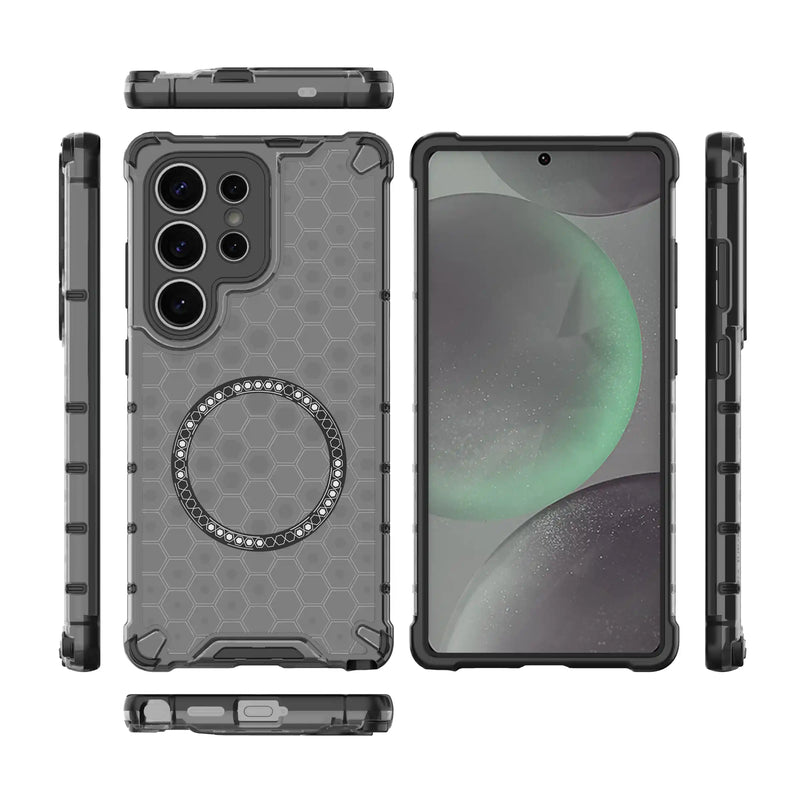Classic Armour - (Wireless Charging) Back Case for Samsung Galaxy S25 Ultra 5G - 6.9 Inches