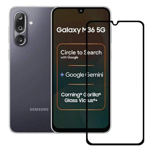 nPlusOne - 9H Tempered Glass for Samsung Galaxy M36 5G - 6.7 Inches