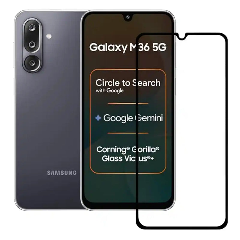 nPlusOne - 9H Tempered Glass for Samsung Galaxy M36 5G - 6.7 Inches