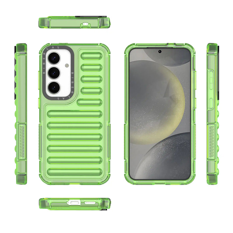 nPlusOne - Bumper Track Back Cover for Samsung Galaxy S25 5G - 6.2 Inches