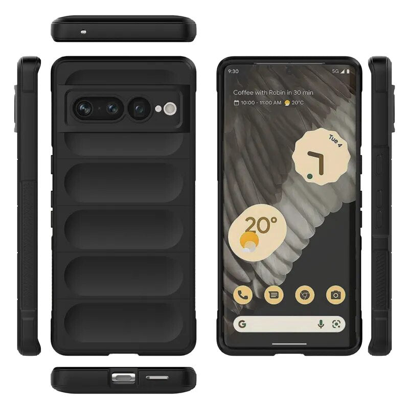 Shield Silicone - Back Case for Google Pixel 7 Pro 5G - 6.7 Inches