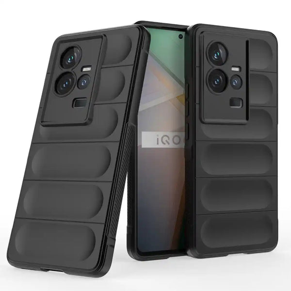 Shield Silicone - Mobile Back Cover for IQOO 11 5G - 6.78 Inches - (INR 169 Only for prepaid orders)