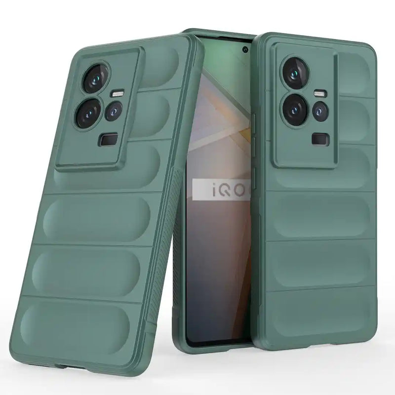 Shield Silicone - Mobile Back Cover for IQOO 11 5G - 6.78 Inches - (INR 169 Only for prepaid orders)