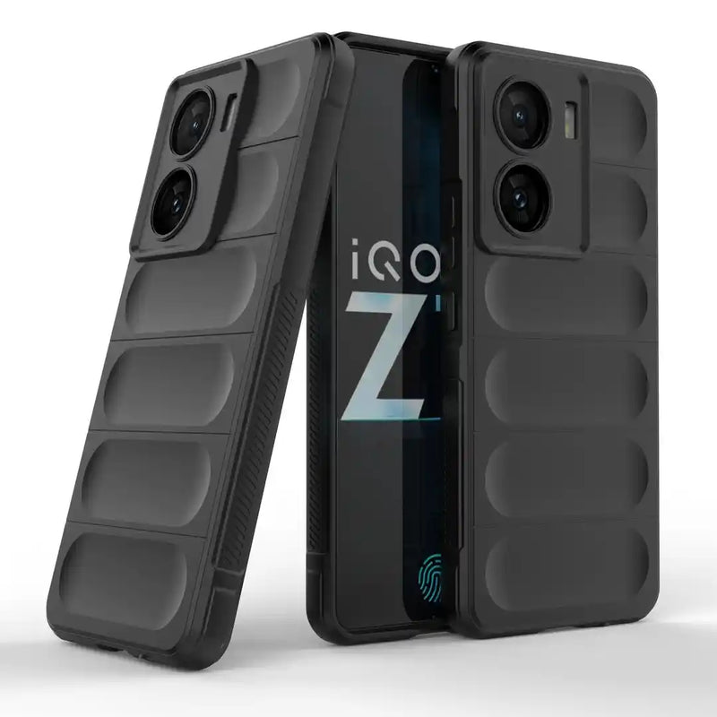 Shield Silicone - Mobile Back Cover for IQOO Z7 5G - 6.38 Inches - (INR 169 Only for prepaid orders)