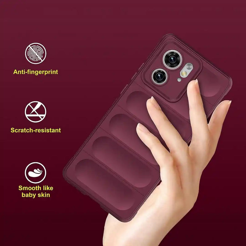 Shield Silicone - Mobile Back Cover for Motorola Moto Edge 40 5G - 6.55 Inches - (INR 169 Only for prepaid orders)