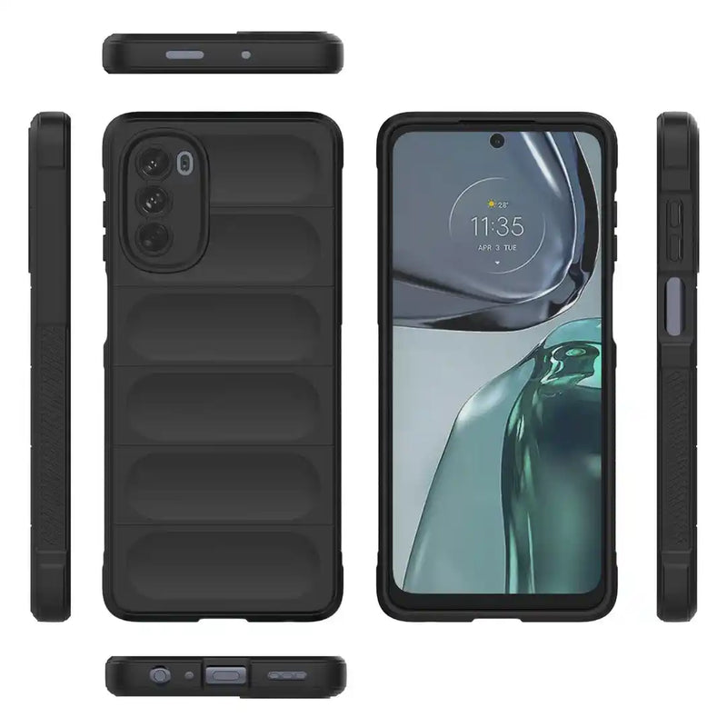 Shield Silicone - Mobile Back Cover for Motorola Moto G62 5G - 6.5 Inches - (INR 169 Only for prepaid orders)