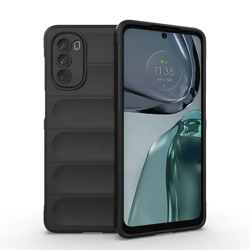 Shield Silicone - Mobile Back Cover for Motorola Moto G62 5G - 6.5 Inches - (INR 169 Only for prepaid orders)