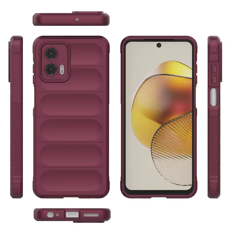 Shield Silicone - Mobile Back Cover for Motorola Moto G73 5G  - 6.5 Inches - (INR 169 Only for prepaid orders)