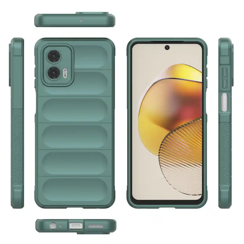 Shield Silicone - Mobile Back Cover for Motorola Moto G73 5G  - 6.5 Inches - (INR 169 Only for prepaid orders)