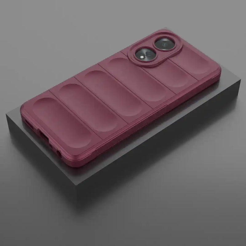 Shield Silicone - Mobile Back Cover for Oppo A58 4G - 6.72 Inches - (INR 169 Only for prepaid orders)