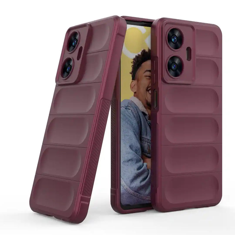 Shield Silicone - Mobile Back Cover for Realme C55 - 6.72 Inches - (INR 169 Only for prepaid orders)