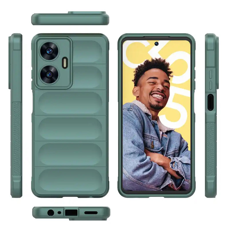 Shield Silicone - Mobile Back Cover for Realme Narzo N55 - 6.72 Inches - (INR 169 Only for prepaid orders)