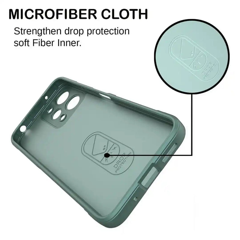 Shield Silicone - Mobile Back Cover for Redmi 12 4G - 6.79 Inches - (INR 169 Only for prepaid orders)