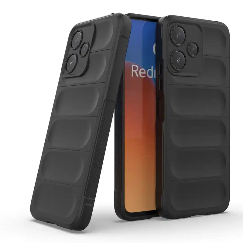 Shield Silicone - Mobile Back Cover for Redmi 12 5G - 6.79 Inches - (INR 169 Only for prepaid orders)