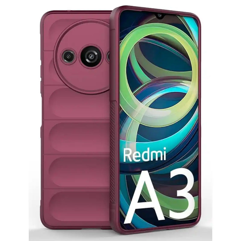 Shield Silicone - Mobile Back Cover for Redmi A3 4G - 6.71 Inches - (INR 169 Only for prepaid orders)