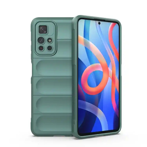 Shield Silicone - Mobile Back Cover for Redmi Note 11T 5G - 6.6 Inches - (INR 169 Only for prepaid orders)