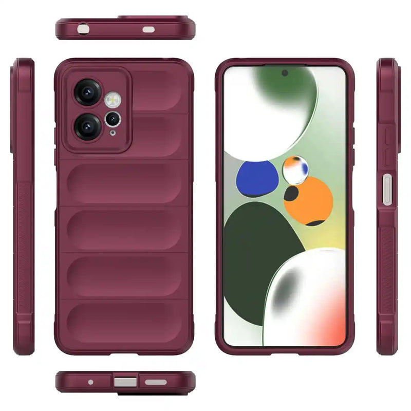 Shield Silicone - Mobile Back Cover for Redmi Note 12 4G - 6.67 Inches - (INR 169 Only for prepaid orders)