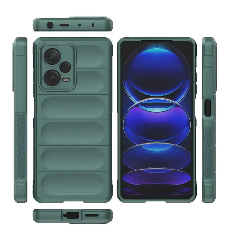 Shield Silicone - Mobile Back Cover for Redmi Note 12 Pro Plus 5G - 6.67 Inches - (INR 169 Only for prepaid orders)