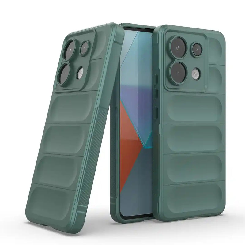 Shield Silicone - Mobile Back Cover for Redmi Note 13 Pro 5G - 6.67 Inches - (INR 169 Only for prepaid orders)