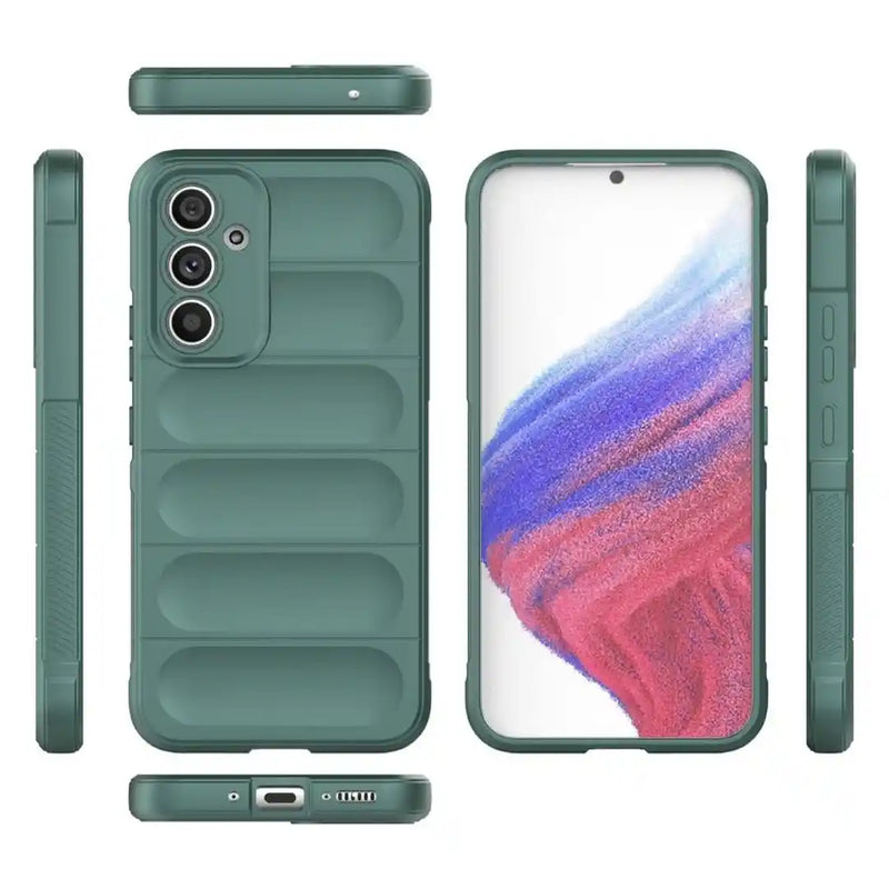 Shield Silicone - Mobile Back Cover for Samsung Galaxy A54 5G - 6.4 Inches - (INR 169 Only for prepaid orders)