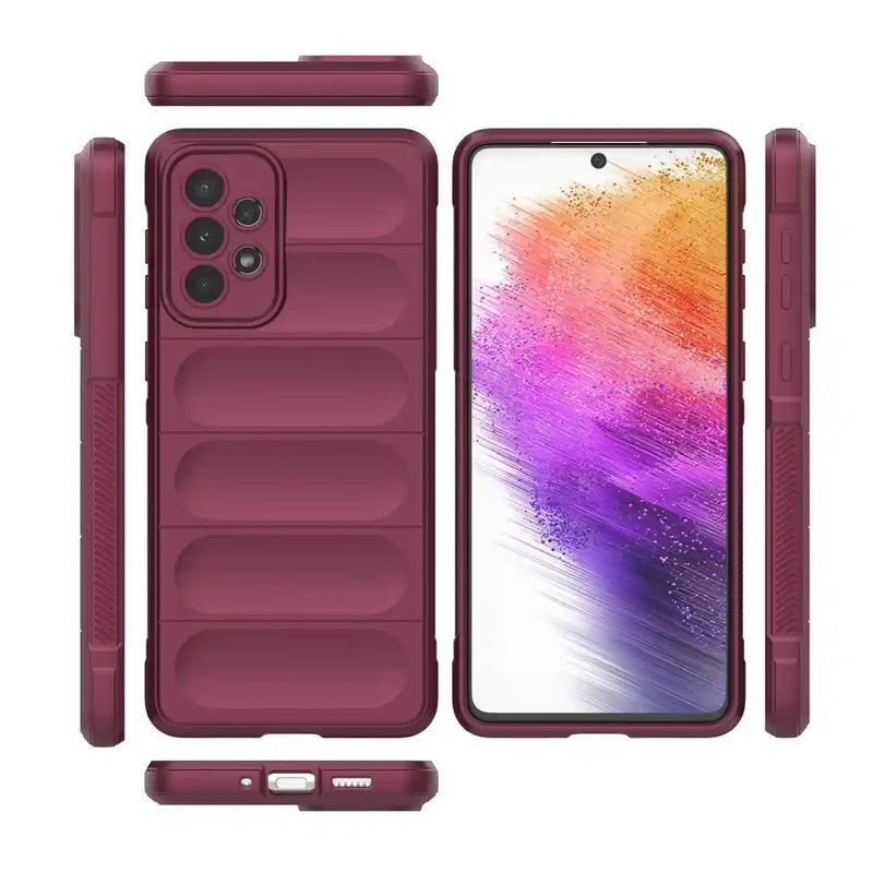 Shield Silicone - Mobile Back Cover for Samsung Galaxy A73 5G - 6.7 Inches - (INR 169 Only for prepaid orders)