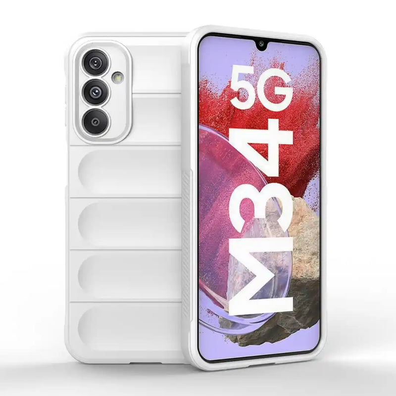 Shield Silicone - Mobile Back Cover for Samsung Galaxy F34 5G - 6.5 Inches - (INR 169 Only for prepaid orders)