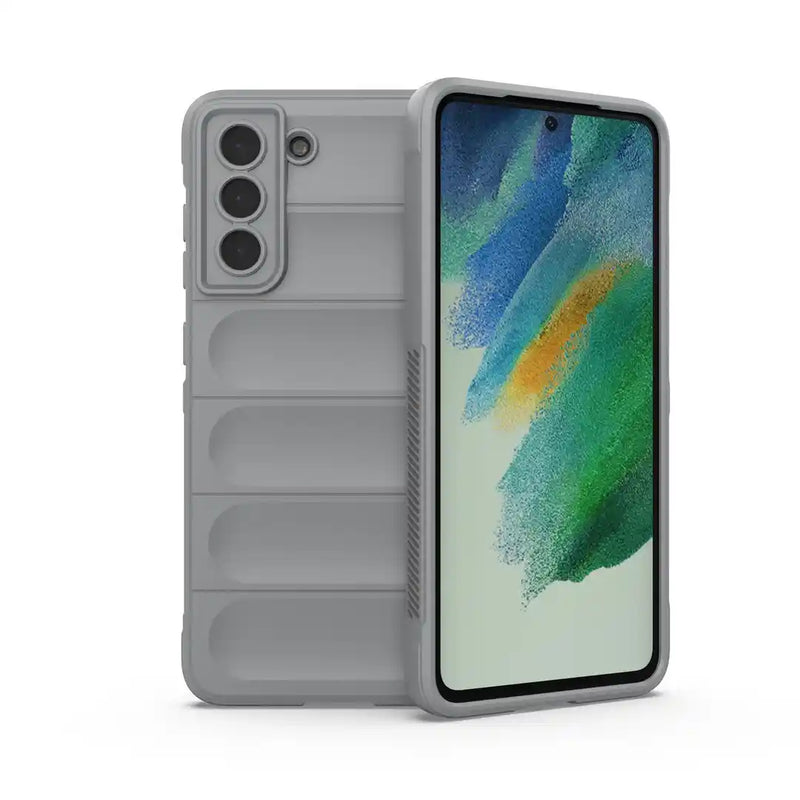 Shield Silicone - Mobile Back Cover for Samsung Galaxy S21 FE 5G - 6.4 Inches - (INR 169 Only for prepaid orders)