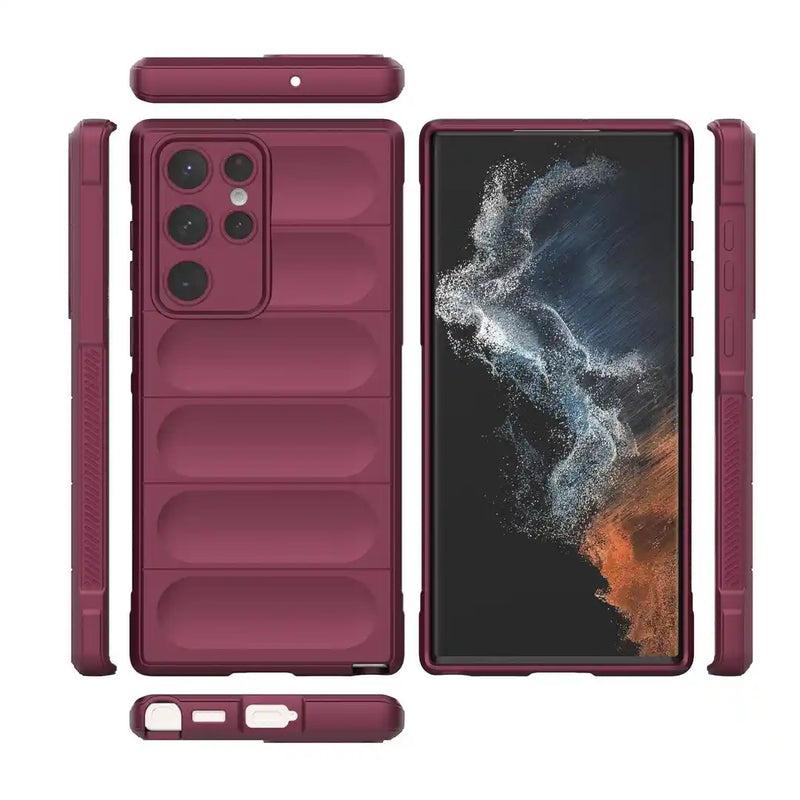 Shield Silicone - Mobile Back Cover for Samsung Galaxy S22 Ultra 5G - 6.8 Inches - (INR 169 Only for prepaid orders)