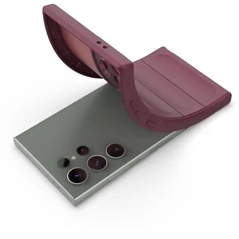 Shield Silicone - Mobile Back Cover for Samsung Galaxy S24 Ultra 5G - 6.8 Inches - (INR 169 Only for prepaid orders)