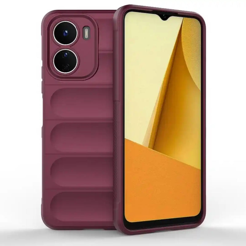 Shield Silicone - Mobile Back Cover for Vivo Y16 - 6.51 Inches - (INR 169 Only for prepaid orders)
