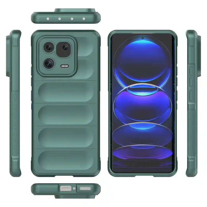Shield Silicone - Mobile Back Cover for Xiaomi 13 Pro 5G - 6.73 Inches - (INR 169 Only for prepaid orders)