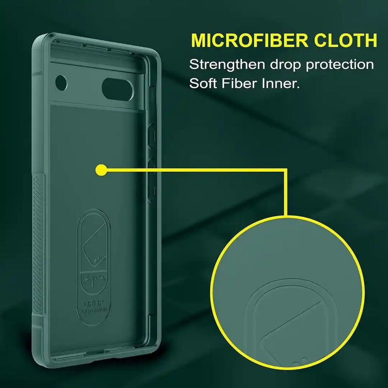 Shield Silicone - Mobile Case for Google Pixel 6A 5G - 6.1 Inches - (INR 169 Only for prepaid orders)