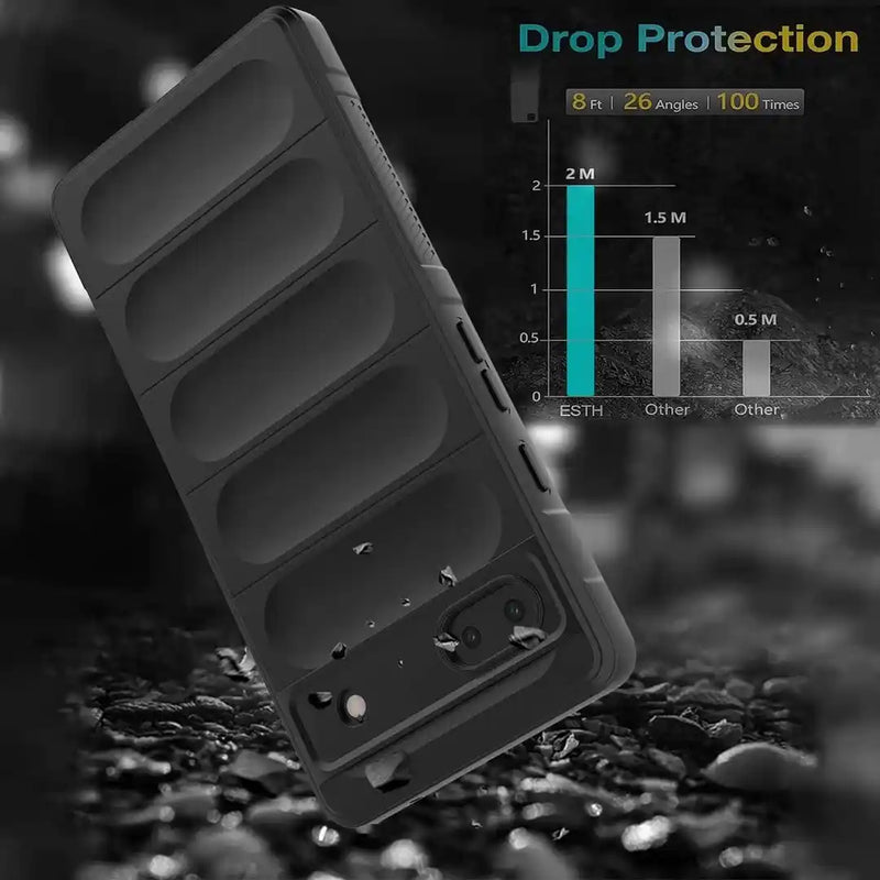 Shield Silicone - Mobile Case for Google Pixel 6A 5G - 6.1 Inches - (INR 169 Only for prepaid orders)
