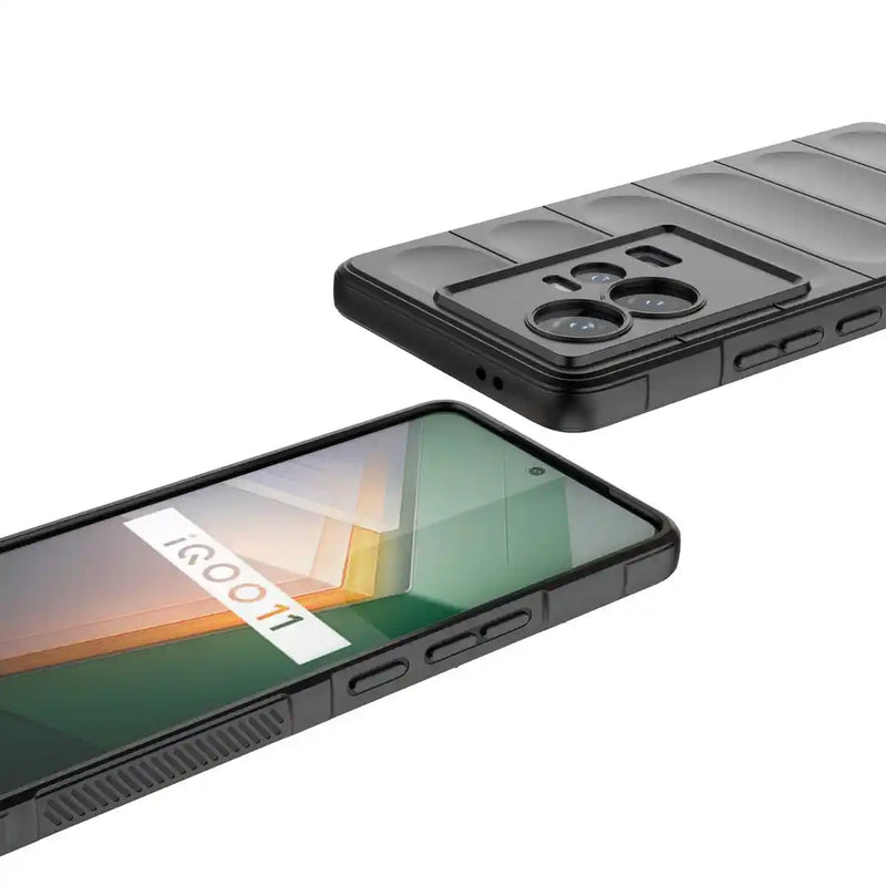 Shield Silicone - Mobile Case for IQOO 11 5G - 6.78 Inches - (INR 169 Only for prepaid orders)