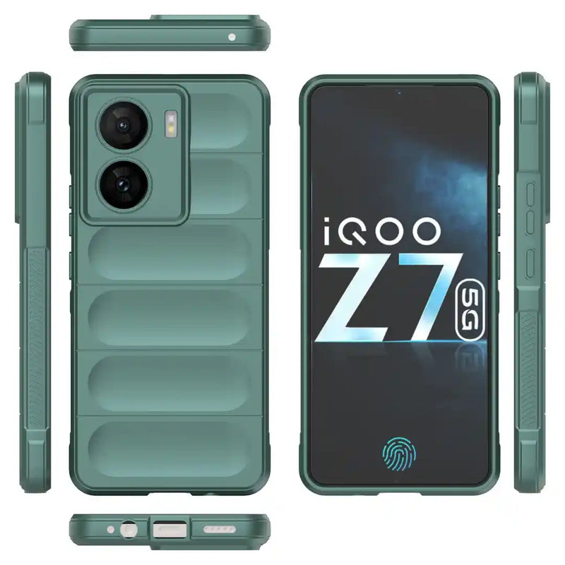 Shield Silicone - Mobile Case for IQOO Z7s 5G - 6.38 Inches - (INR 169 Only for prepaid orders)