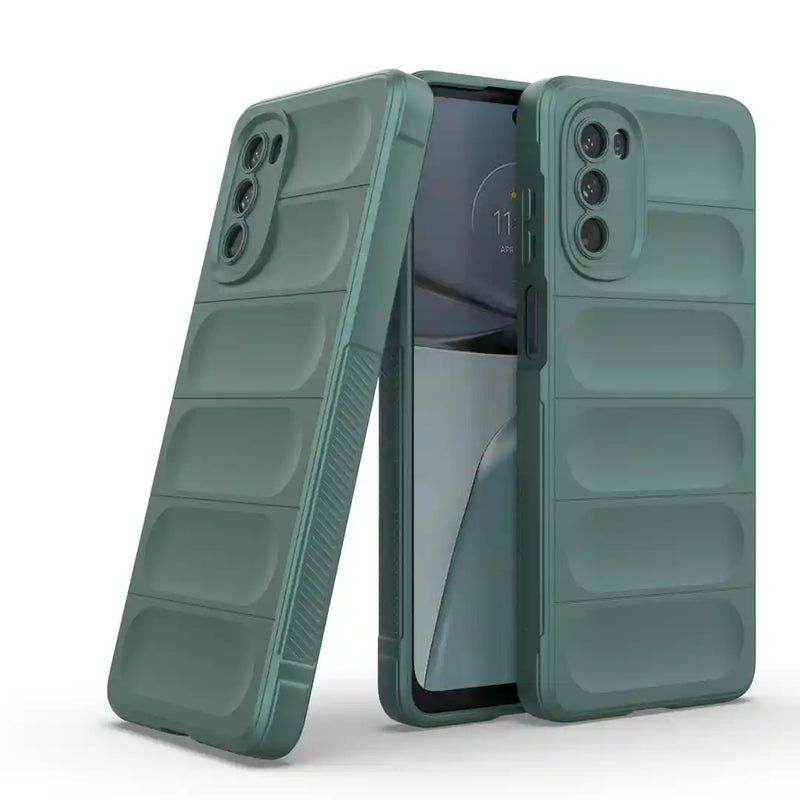 Shield Silicone - Mobile Case for Motorola Moto G62 5G - 6.5 Inches - (INR 169 Only for prepaid orders)