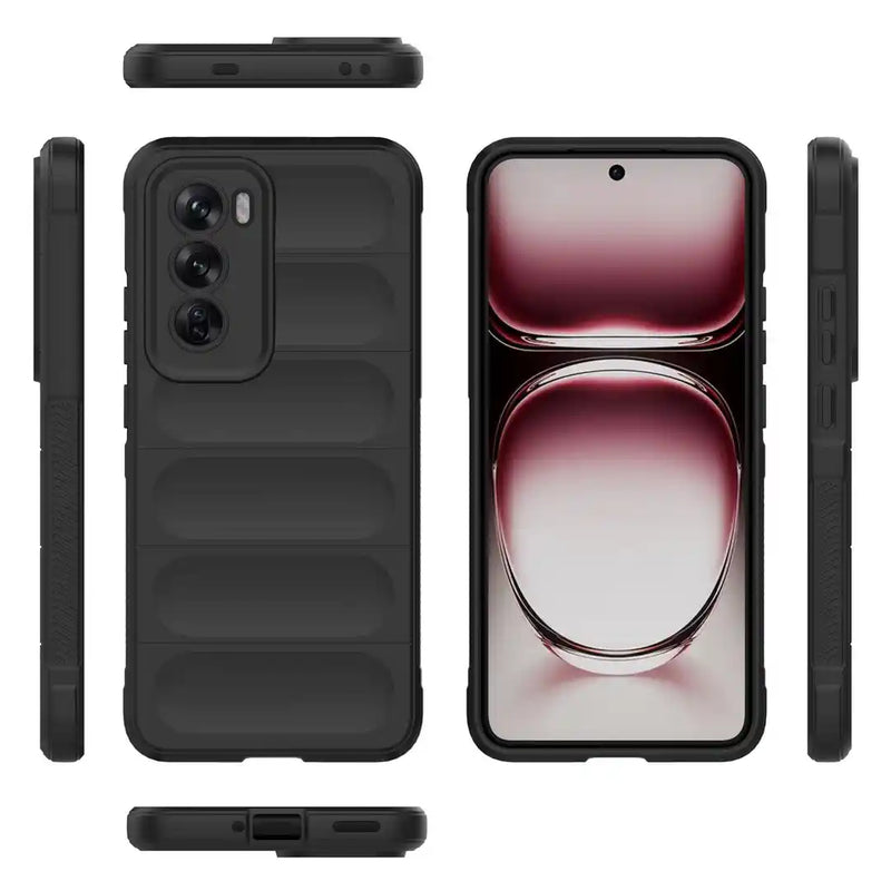 Shield Silicone - Mobile Case for Oppo Reno 12 Pro 5G - 6.7 Inches - (INR 169 Only for prepaid orders)