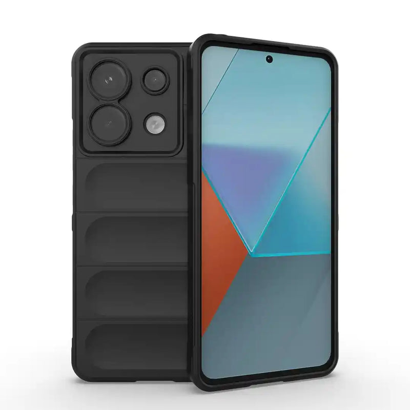 Shield Silicone - Mobile Case for Poco X6 5G - 6.67 Inches - (INR 169 Only for prepaid orders)