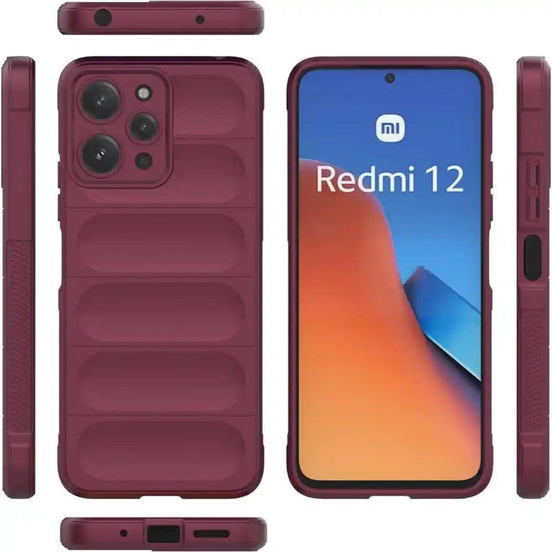 Shield Silicone - Mobile Case for Redmi 12 4G - 6.79 Inches - (INR 169 Only for prepaid orders)