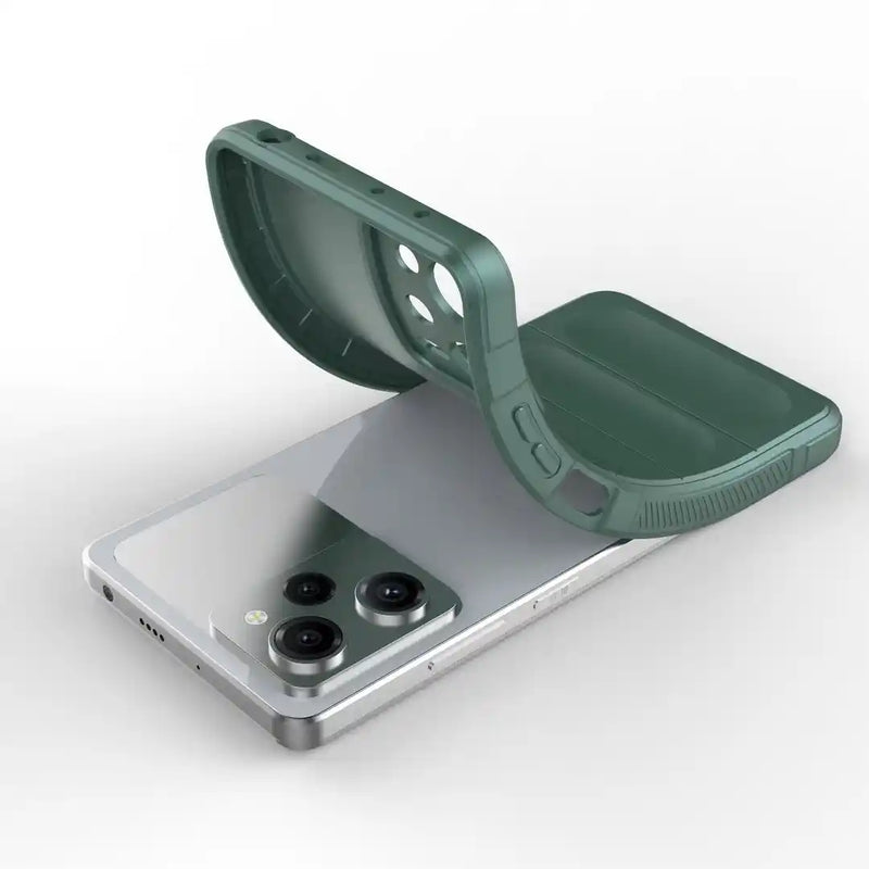 Shield Silicone - Mobile Case for Redmi Note 12 Pro 5G - 6.67 Inches - (INR 169 Only for prepaid orders)