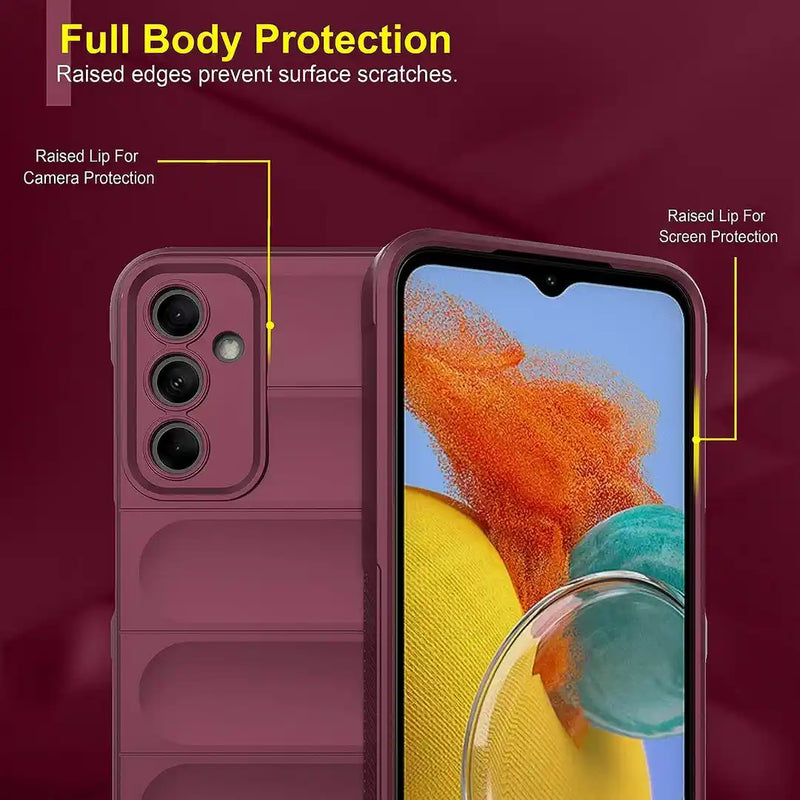 Shield Silicone - Mobile Case for Samsung Galaxy M14 5G - 6.6 Inches - (INR 169 Only for prepaid orders)