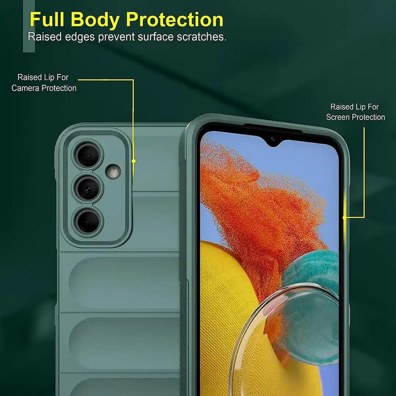 Shield Silicone - Mobile Case for Samsung Galaxy M14 5G - 6.6 Inches - (INR 169 Only for prepaid orders)