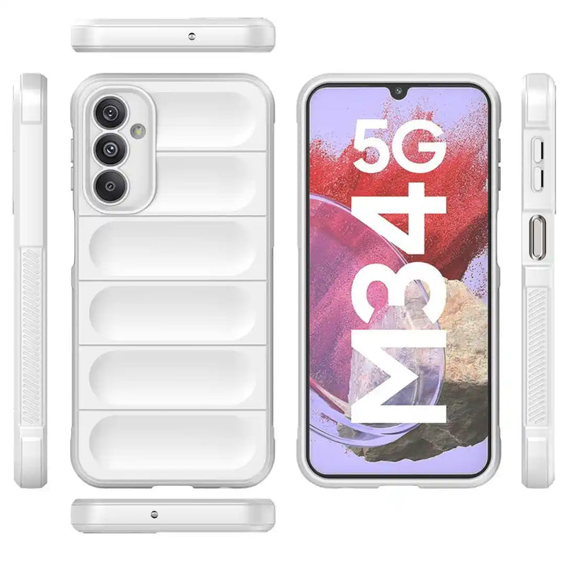 Shield Silicone - Mobile Case for Samsung Galaxy M34 5G - 6.5 Inches - (INR 169 Only for prepaid orders)